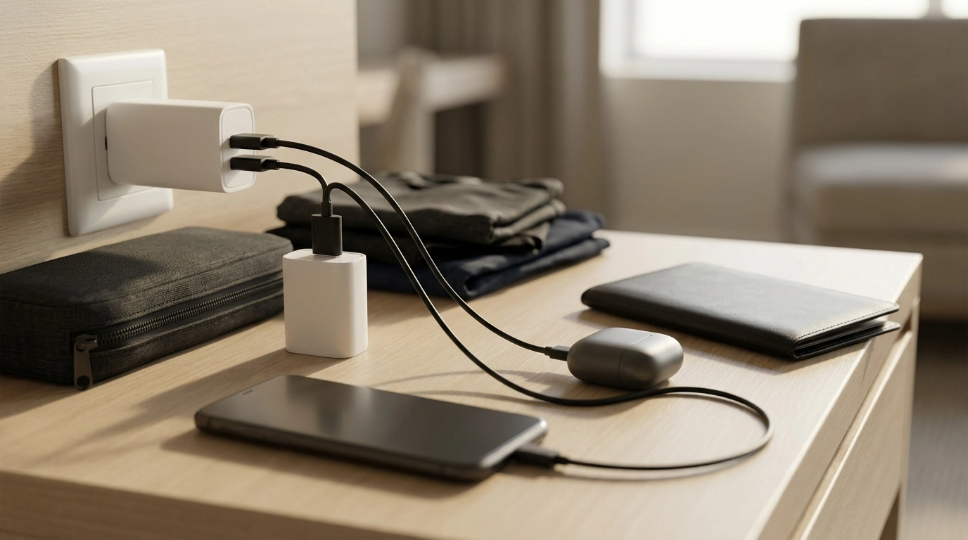 10W Dual USB Wall Charger: Fast, Compact Travel Power