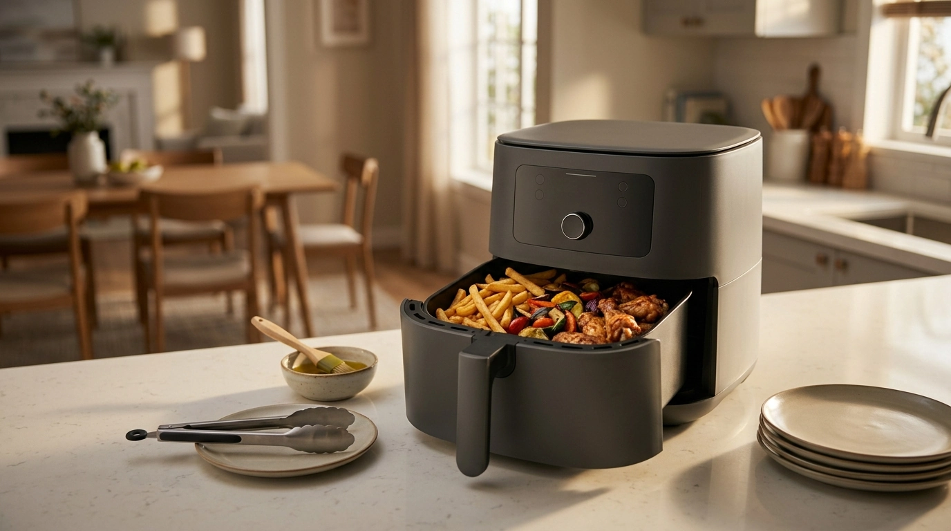 6.5L Smoke-Reducing Air Fryer for Crispy Family Meals
