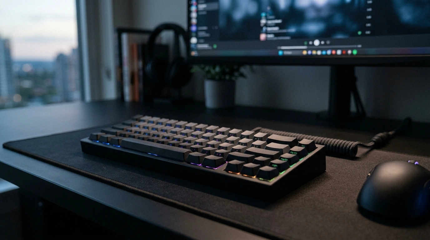 Gradient Black 136-Key PBT Side-Print Shine-Through Caps