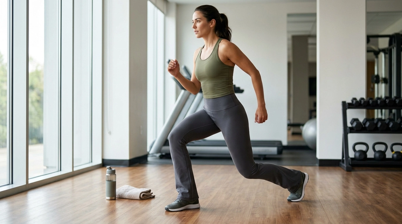 High-Waist Flared Leggings: Yoga, Running & Gym Fit