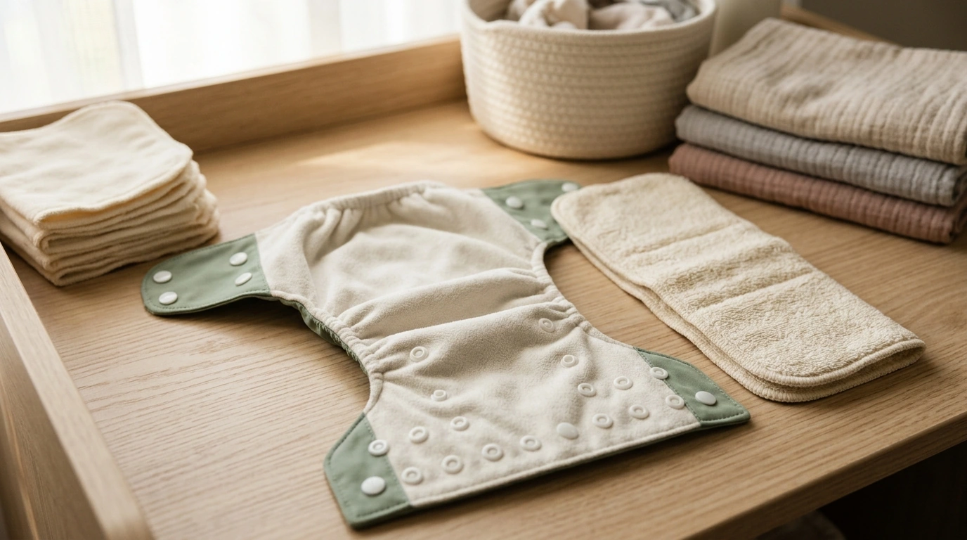 Soft Reusable Suede Cloth Diaper for Newborn Comfort