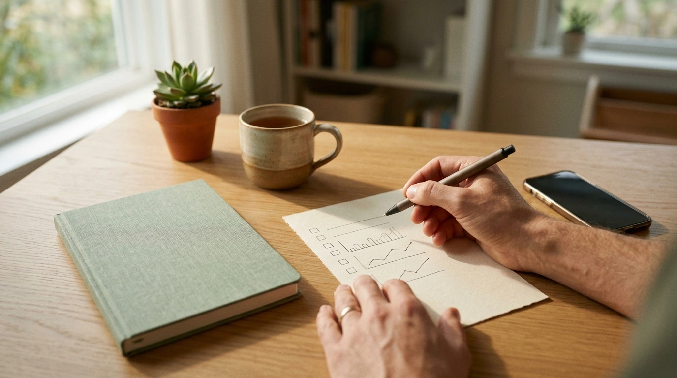 Track Personal Growth Simply: Scorecard + Weekly Review