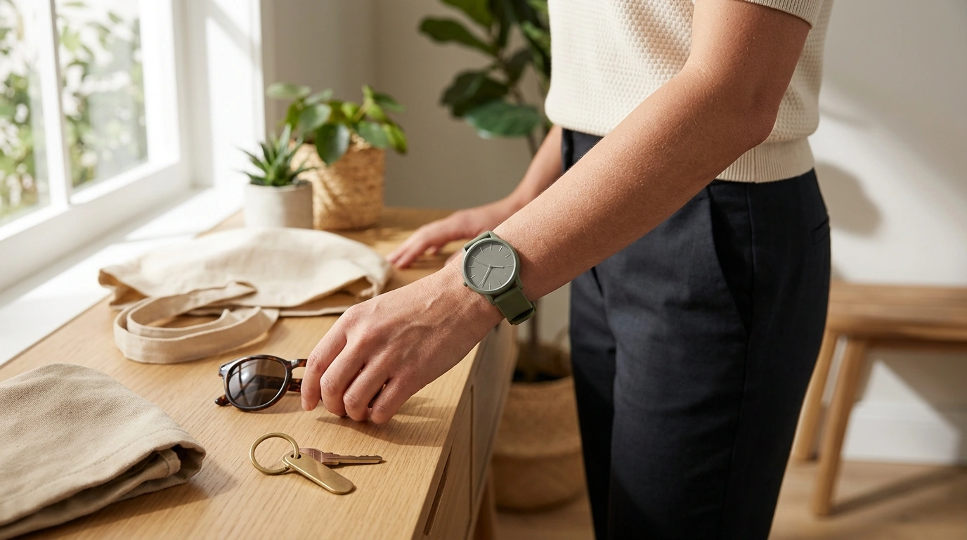Women’s Quartz Watch: Silicone Strap, Easy Daily Style