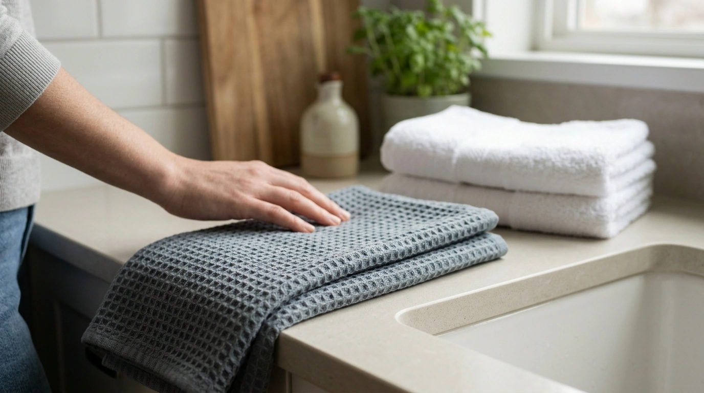 Waffle Weave Towels: Absorbency vs Terry Cloth