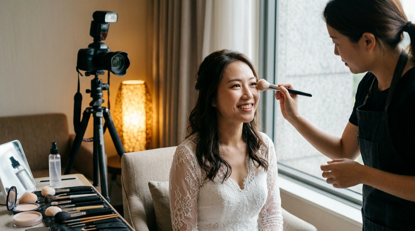 Camera-Ready Bridal Makeup for Photos & Video