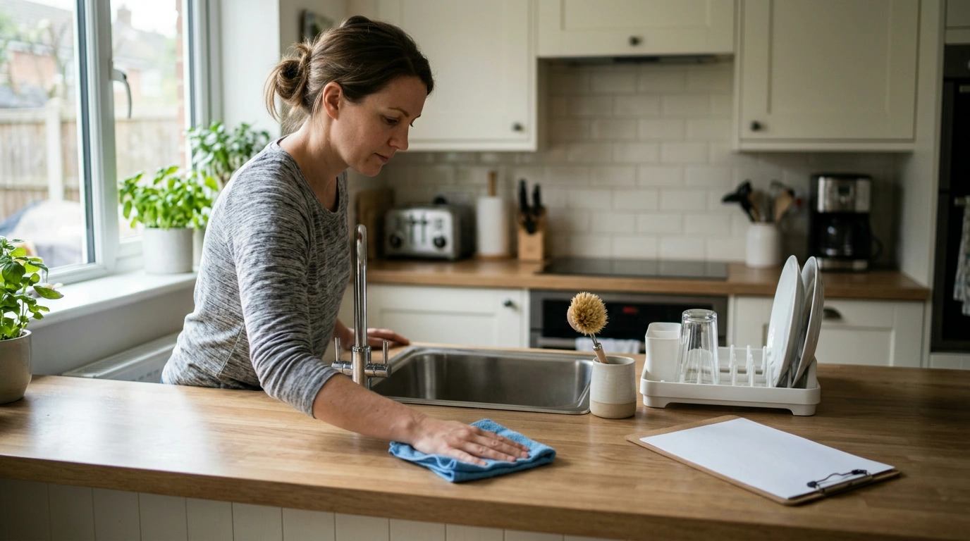 10-Minute Daily Kitchen Reset Checklist (Printable)