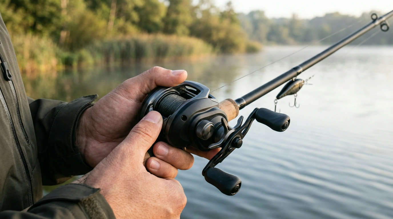 Magnetic Brake Baitcaster: Smooth 12+1 Bearing Control