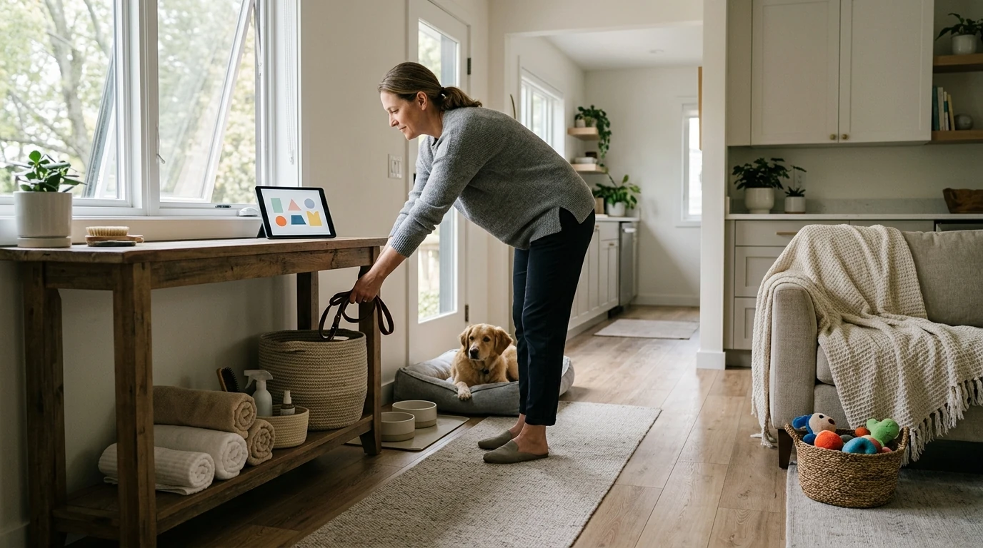 Tidy, Pet-Friendly Home Systems for Stylish Calm