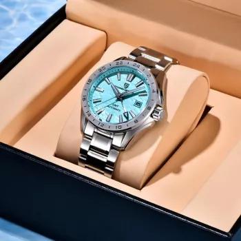 39mm Desert-Texture GMT Automatic Watch: Sapphire, 10ATM