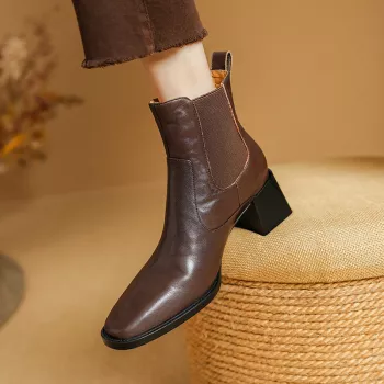 Square-Toe Chunky-Heel Ankle Boots: Fit, Style & Care